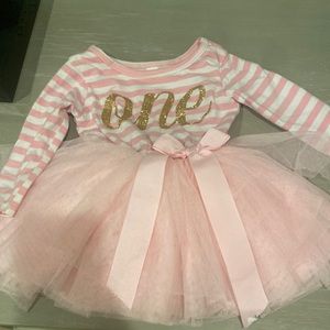 Baby girl One birthday dress